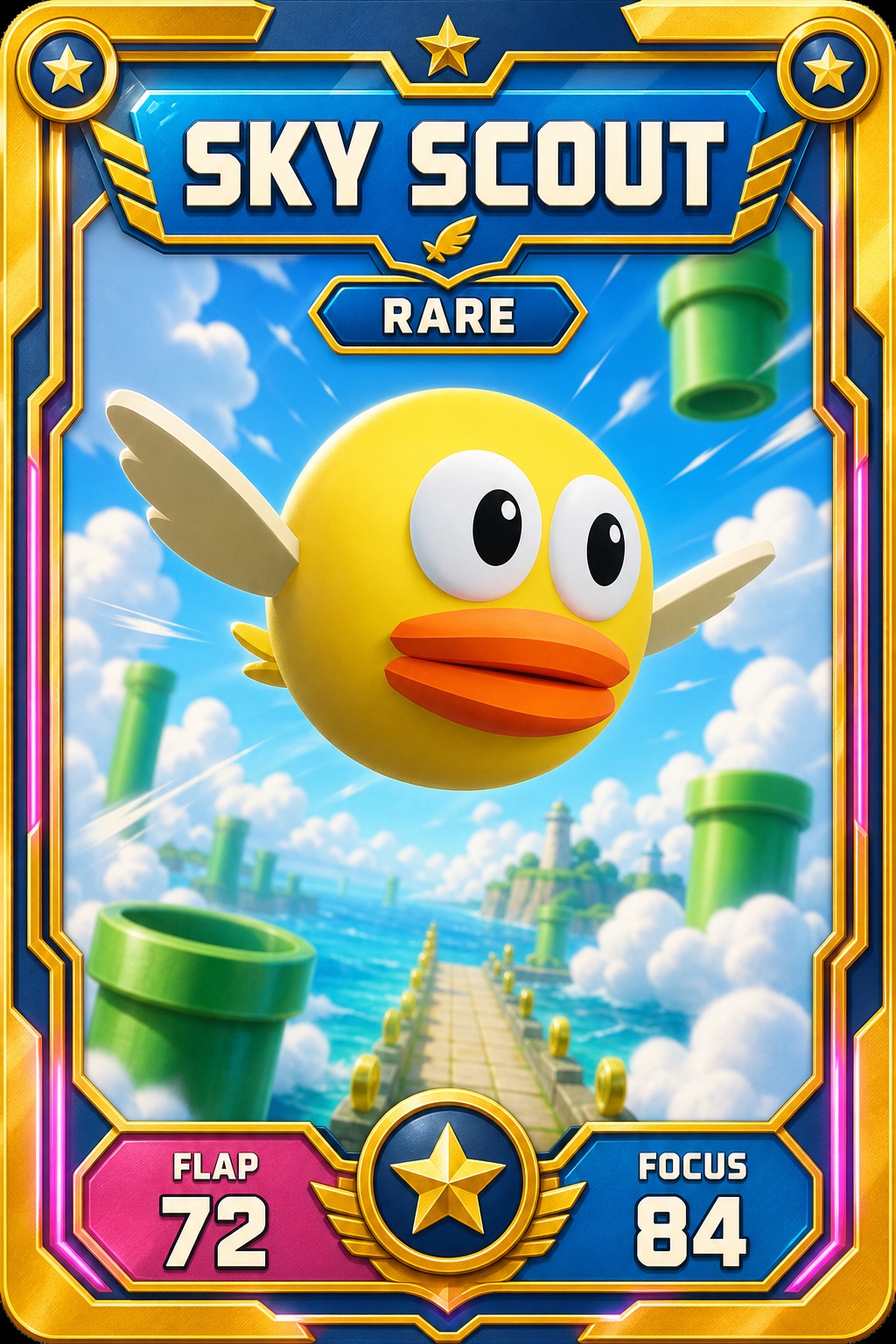 Sky Scout rare collectible card